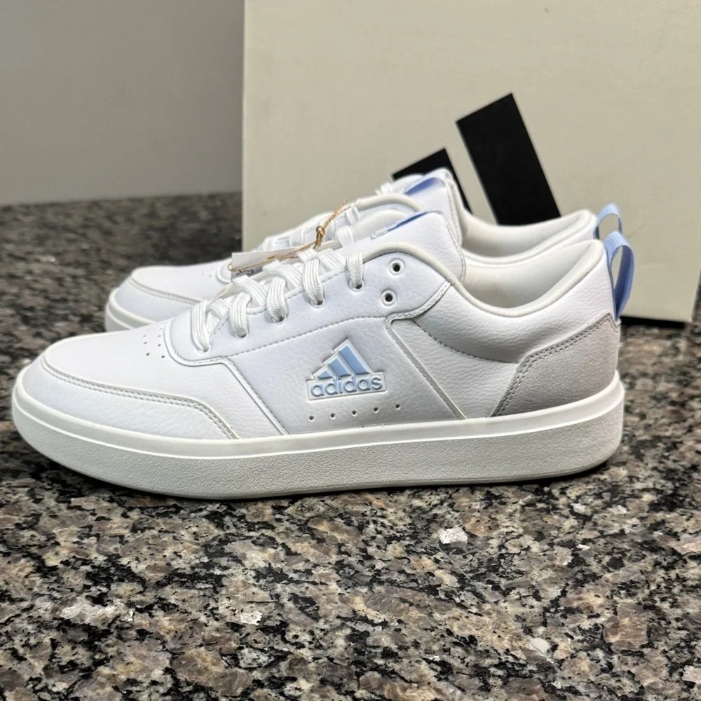 Adidas White and Light Blue Sneakers NWT 11